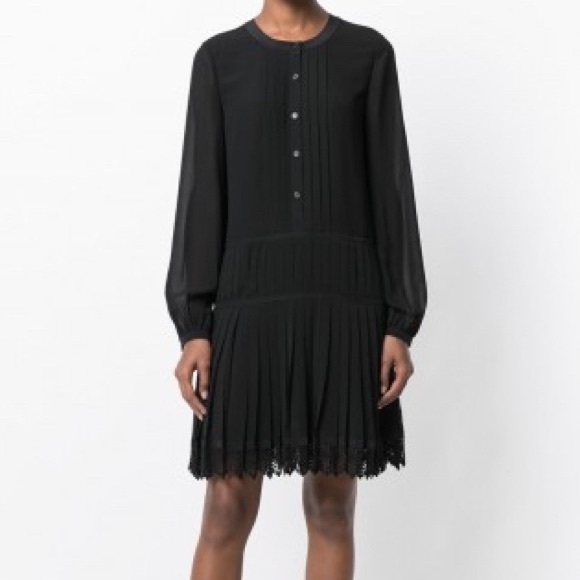 Tory Burch pleated button up dress - Picture 1 of 7